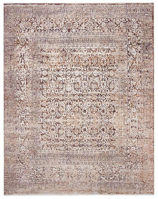Lauren Ralph Lauren - Pascal Rug - 7-9in X 10 - Ivory / Brown veiw 1