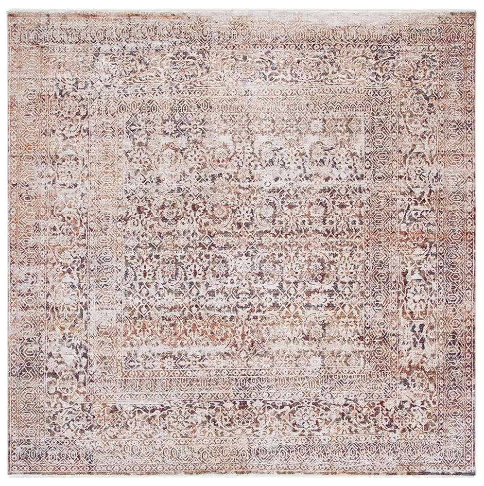 Lauren Ralph Lauren - Pascal Rug - 6-7in X 6-7in Square - Ivory / Brown veiw 1