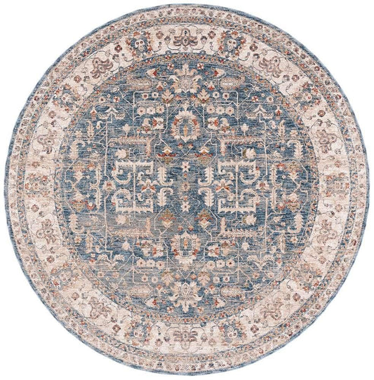 Lauren Ralph Lauren - Sidney Rug - 6-7in X 6-7in Round - Light Blue / Ivory veiw 1