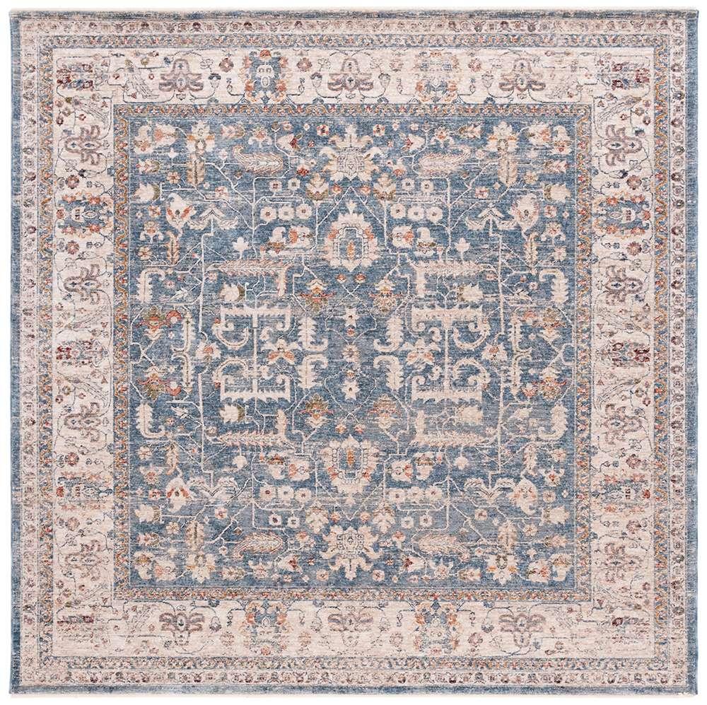 Lauren Ralph Lauren - Sidney Rug - 6-7in X 6-7in Square - Light Blue / Ivory veiw 1