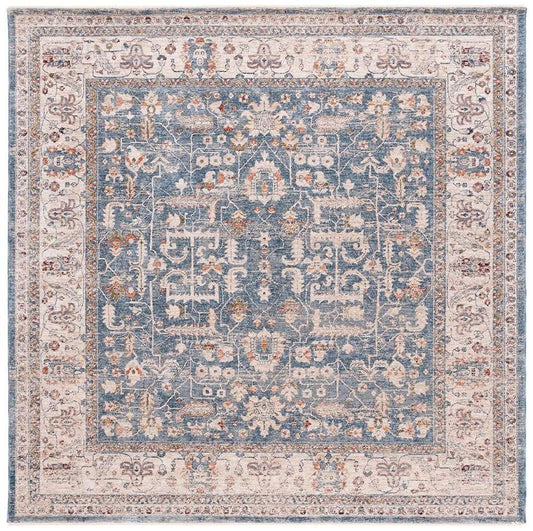 Lauren Ralph Lauren - Sidney Rug - 6-7in X 6-7in Square - Light Blue / Ivory veiw 1