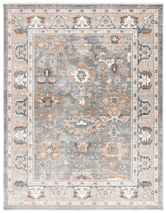 Lauren Ralph Lauren - 1114 Rug - 7-9in x 9-6inRECTANGLE - Grey / Ivory veiw 1