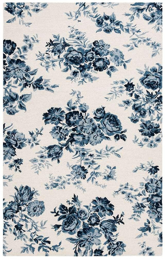 Lauren Ralph Lauren - 6946 Rug - 5 X 8 - Ivory / Navy veiw 1