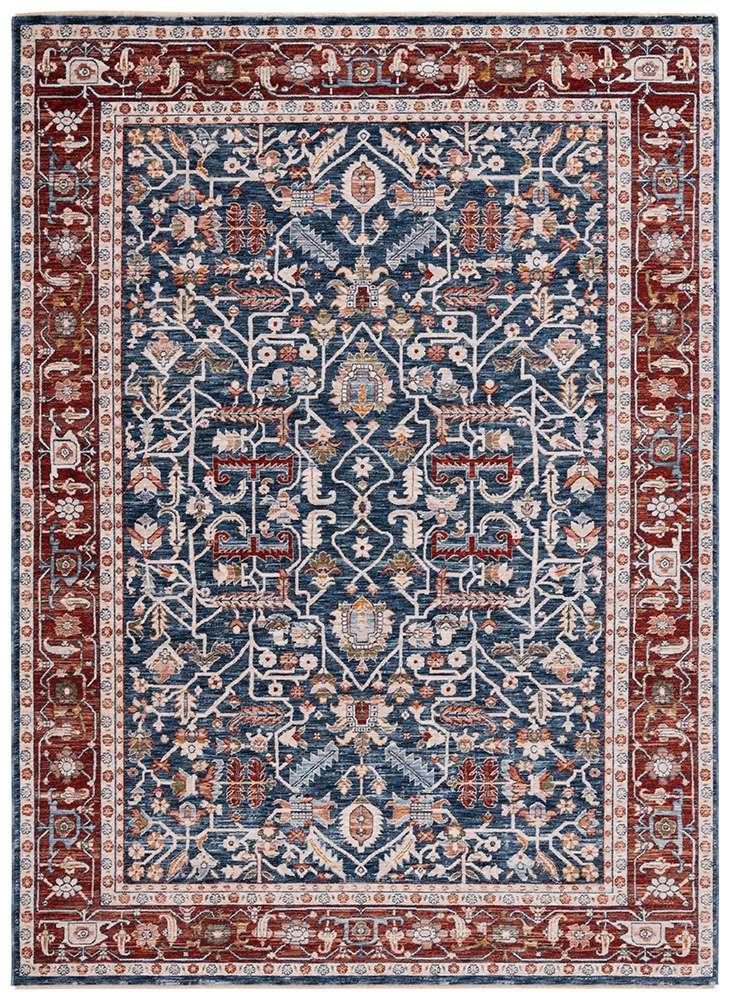 Lauren Ralph Lauren - Darcy Rug - 5-3in X 7-6in - Navy / Red veiw 1