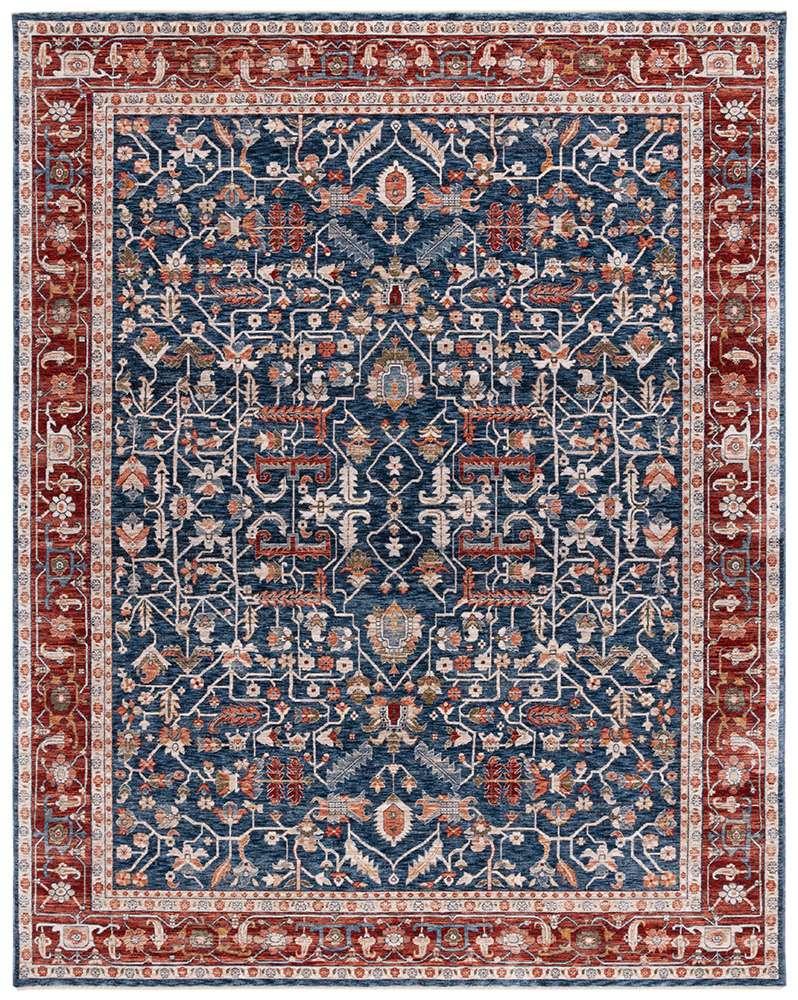 Lauren Ralph Lauren - Darcy Rug - 7-9in X 10 - Navy / Red veiw 1