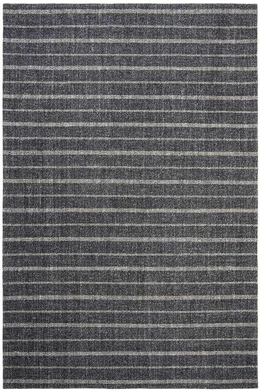 Lauren Ralph Lauren - Miles Stripe Rug - 6 X 9 - Charcoal veiw 1