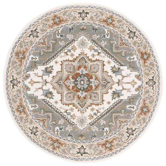 Lauren Ralph Lauren - Preston Rug - 6 X 6 Round - Ivory / Navy veiw 1