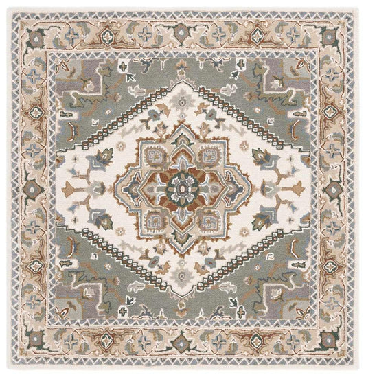 Lauren Ralph Lauren - Preston Rug - 6 X 6 Square - Ivory / Navy veiw 1