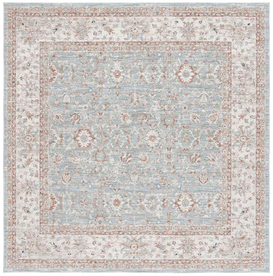Lauren Ralph Lauren - 1751 Rug - 6-7in X 6-7in Square - Blue / Rust veiw 1