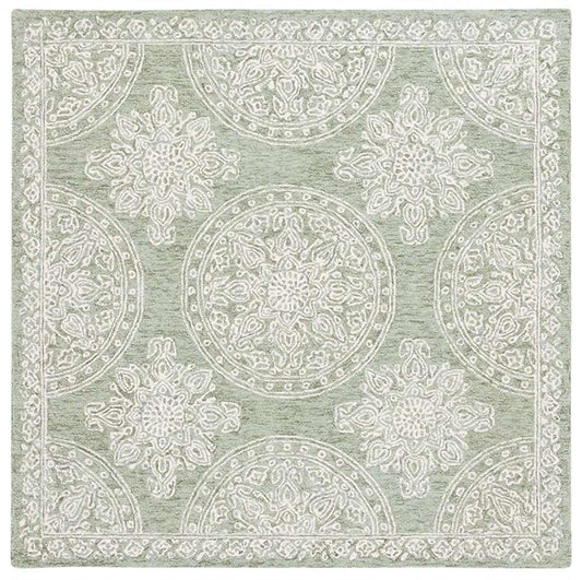 Lauren Ralph Lauren - 6936 Rug - 7 X 7 Square - Sage / Ivory veiw 1