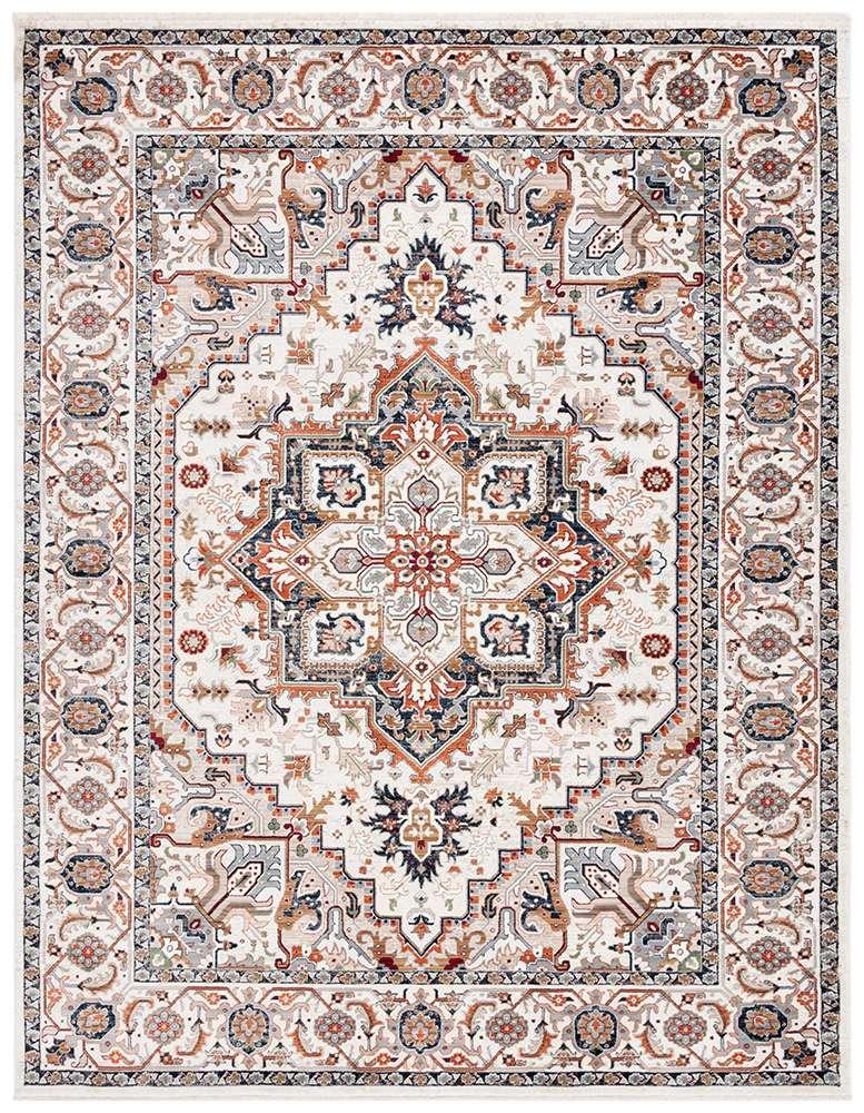 Lauren Ralph Lauren - 1119 Rug - 7-9in x 9-6inRECTANGLE - Ivory / Beige Red veiw 1