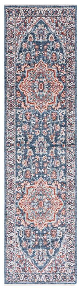 Lauren Ralph Lauren - 1411 Rug - 2 X 8 - Navy / Red Ivory veiw 1