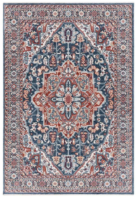 Lauren Ralph Lauren - 1411 Rug - 5 X 7 - Navy / Red Ivory veiw 1