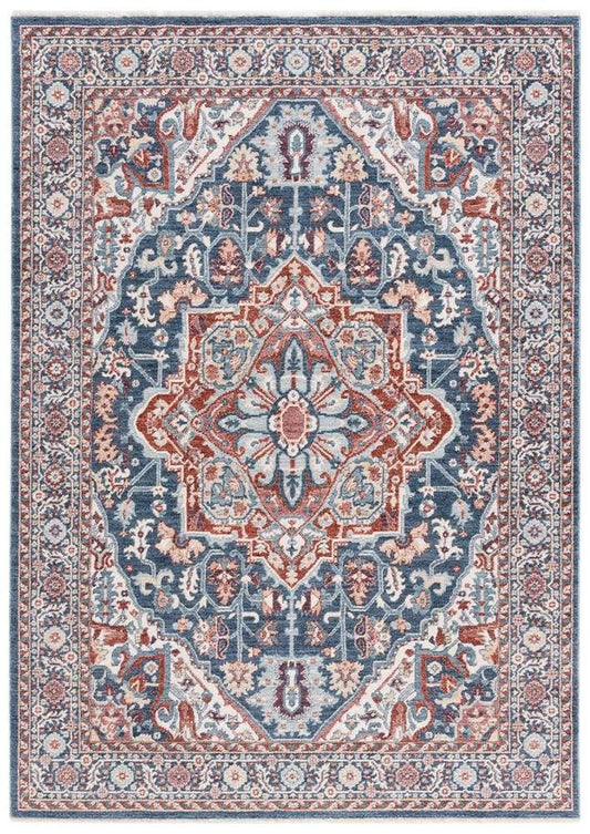 Lauren Ralph Lauren - 1411 Rug - 6 X 9-2in - Navy / Red Ivory veiw 1