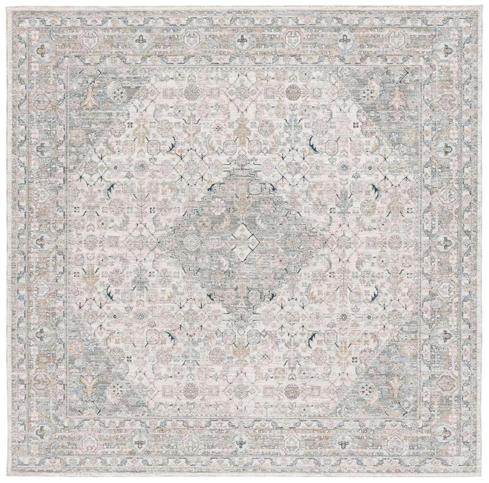 Lauren Ralph Lauren - 1755 Rug - 6-7in X 6-7in Square - Ivory / Blue veiw 1