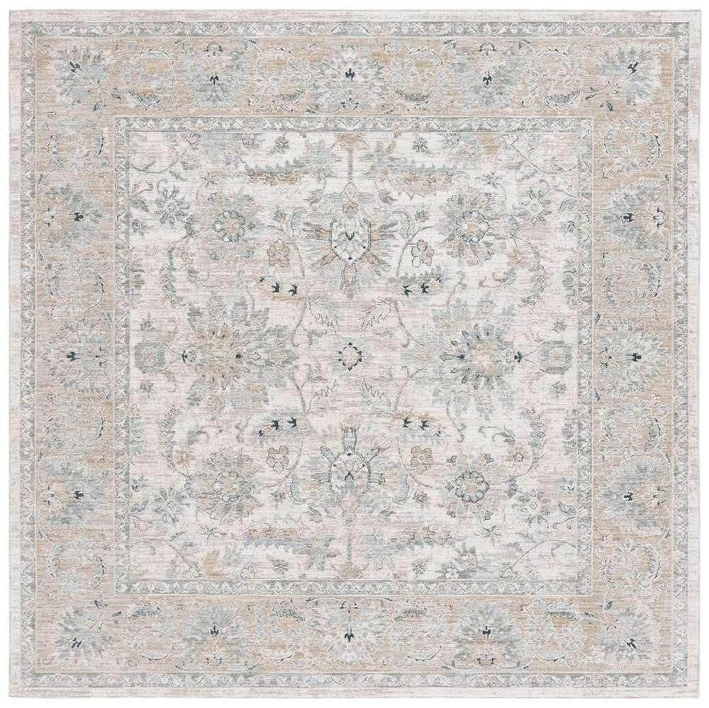 Lauren Ralph Lauren - 1757 Rug - 6-7in X 6-7in Square - Ivory / Gold veiw 1