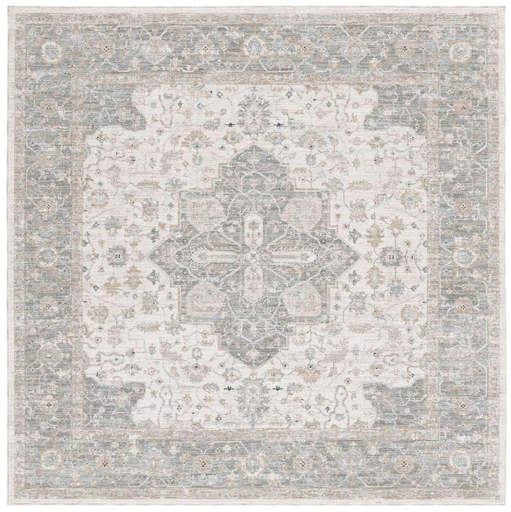 Lauren Ralph Lauren - 1759 Rug - 6-7in X 6-7in Square - Ivory / Blue veiw 1