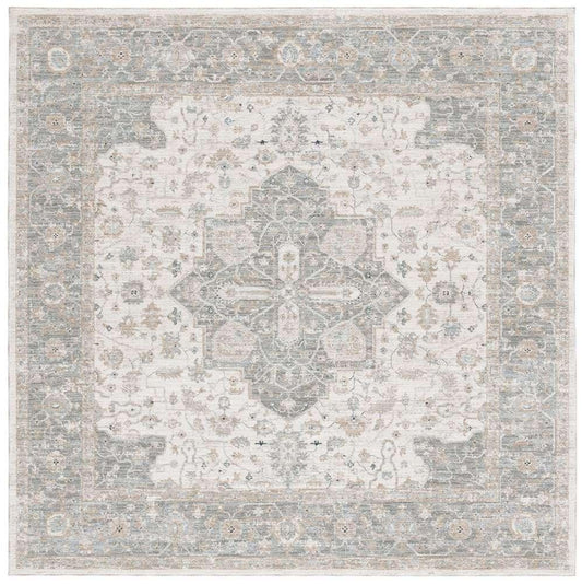 Lauren Ralph Lauren - 1759 Rug - 6-7in X 6-7in Square - Ivory / Blue veiw 1