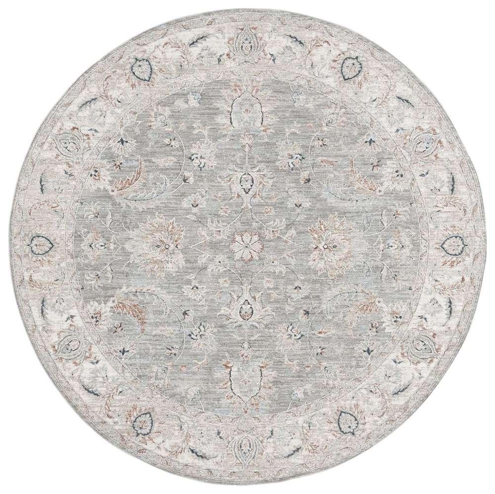 Lauren Ralph Lauren - 1761 Rug - 6-7in X 6-7in Round - Grey / Light Grey veiw 1