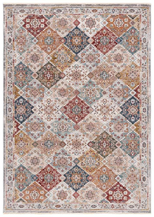 Lauren Ralph Lauren - Ashington Rug - 5 X 7 - Ivory / Blue Rust veiw 1