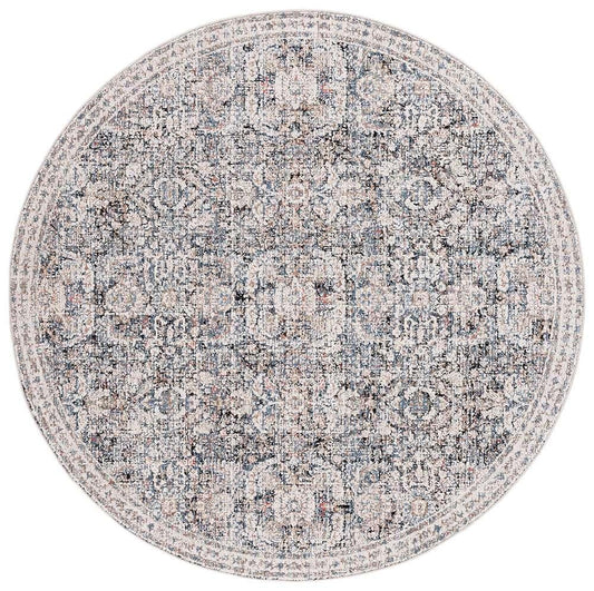 Lauren Ralph Lauren - Clonsilla Rug - 6-7in X 6-7in Round - Ivory / Navy veiw 1