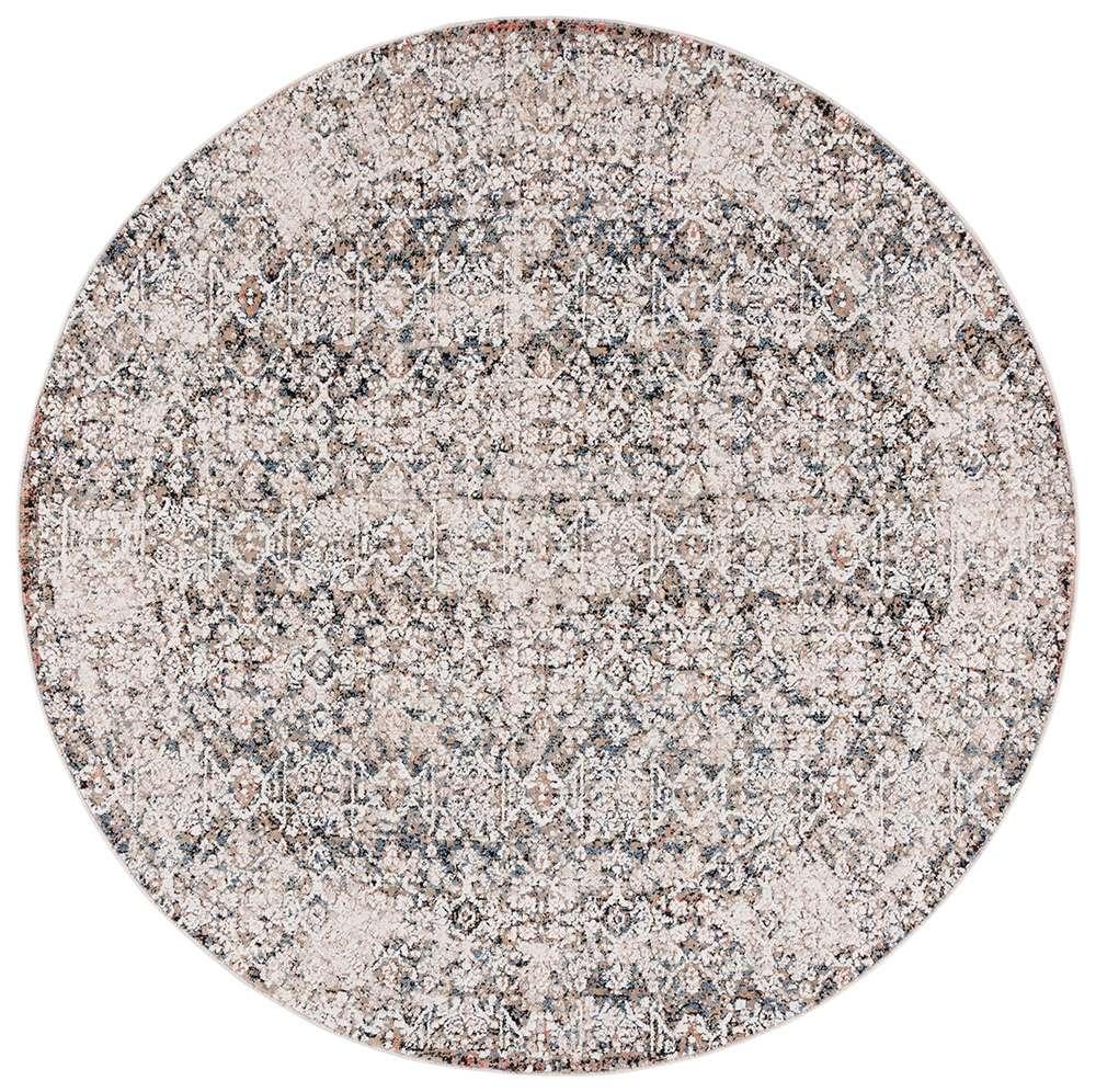 Lauren Ralph Lauren - Delwood Rug - 6-7in X 6-7in Round - Ivory / Navy veiw 1