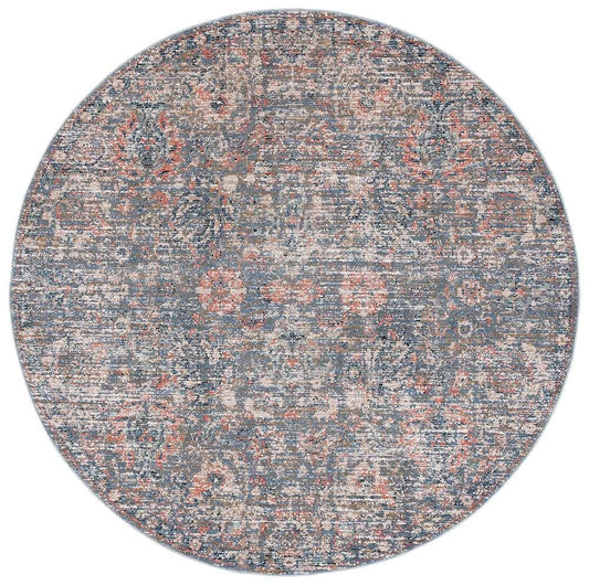 Lauren Ralph Lauren - Dundrum Rug - 6-7in X 6-7in Round - Navy / Rust veiw 1