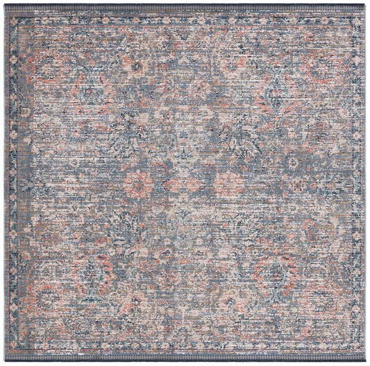 Lauren Ralph Lauren - Dundrum Rug - 6-7in X 6-7in Square - Navy / Rust veiw 1