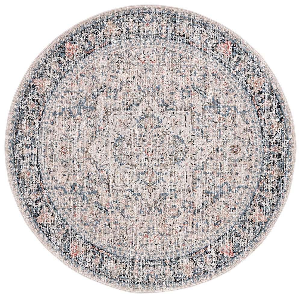 Lauren Ralph Lauren - Hartstown Rug - 6-7in X 6-7in Round - Ivory / Navy veiw 1