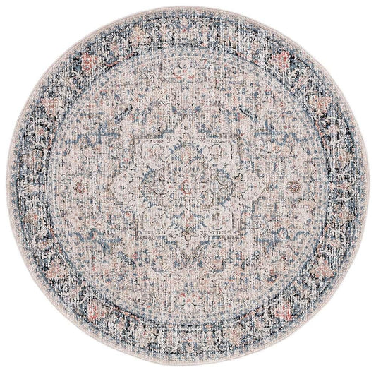 Lauren Ralph Lauren - Hartstown Rug - 6-7in X 6-7in Round - Ivory / Navy veiw 1