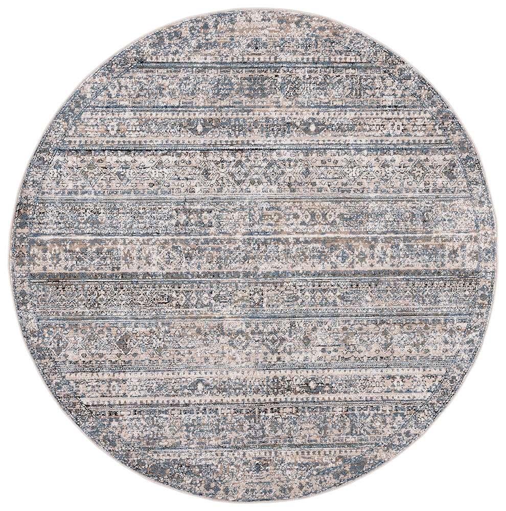 Lauren Ralph Lauren - Kiliney Rug - 6-7in X 6-7in Round - Ivory / Navy veiw 1
