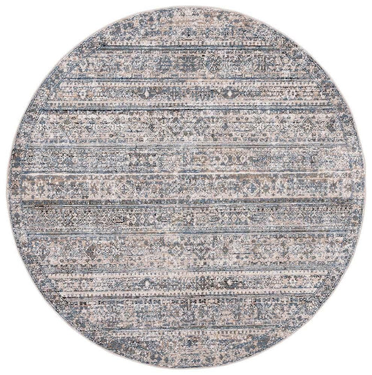 Lauren Ralph Lauren - Kiliney Rug - 6-7in X 6-7in Round - Ivory / Navy veiw 1