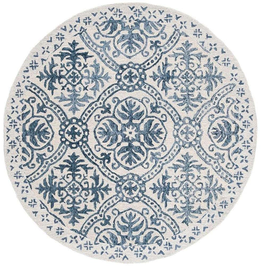 Lauren Ralph Lauren - Nina Rug - 5 X 5 Round - Navy / Ivory veiw 1