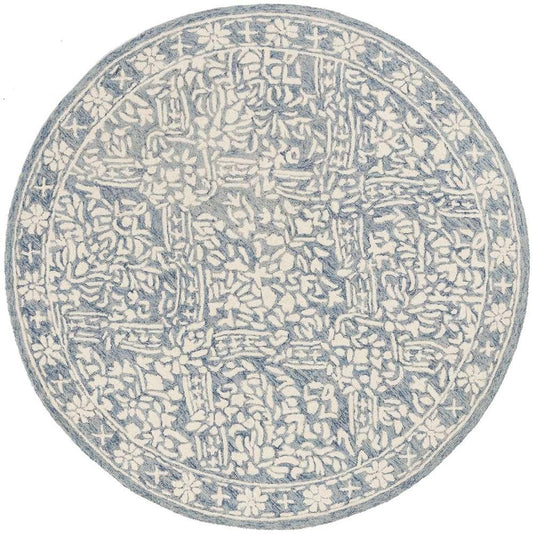 Lauren Ralph Lauren - Olivier Rug - 9 X 9 Round - Blue / Ivory veiw 1