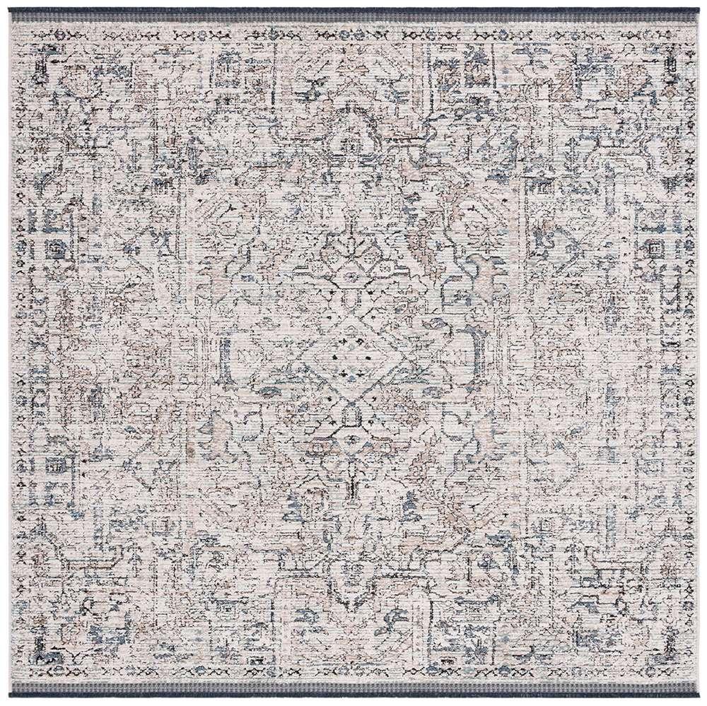 Lauren Ralph Lauren - Rosemount Rug - 6-7in X 6-7in Square - Ivory / Navy veiw 1