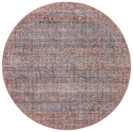 Lauren Ralph Lauren - Shelton Rug - 6-7in X 6-7in Round - Navy / Rust veiw 1