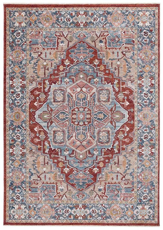 Lauren Ralph Lauren - 1413 Rug - 5 X 7 - Beige / Blue Red veiw 1