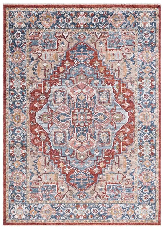 Lauren Ralph Lauren - 1413 Rug - 6 X 9-2in - Beige / Blue Red veiw 1