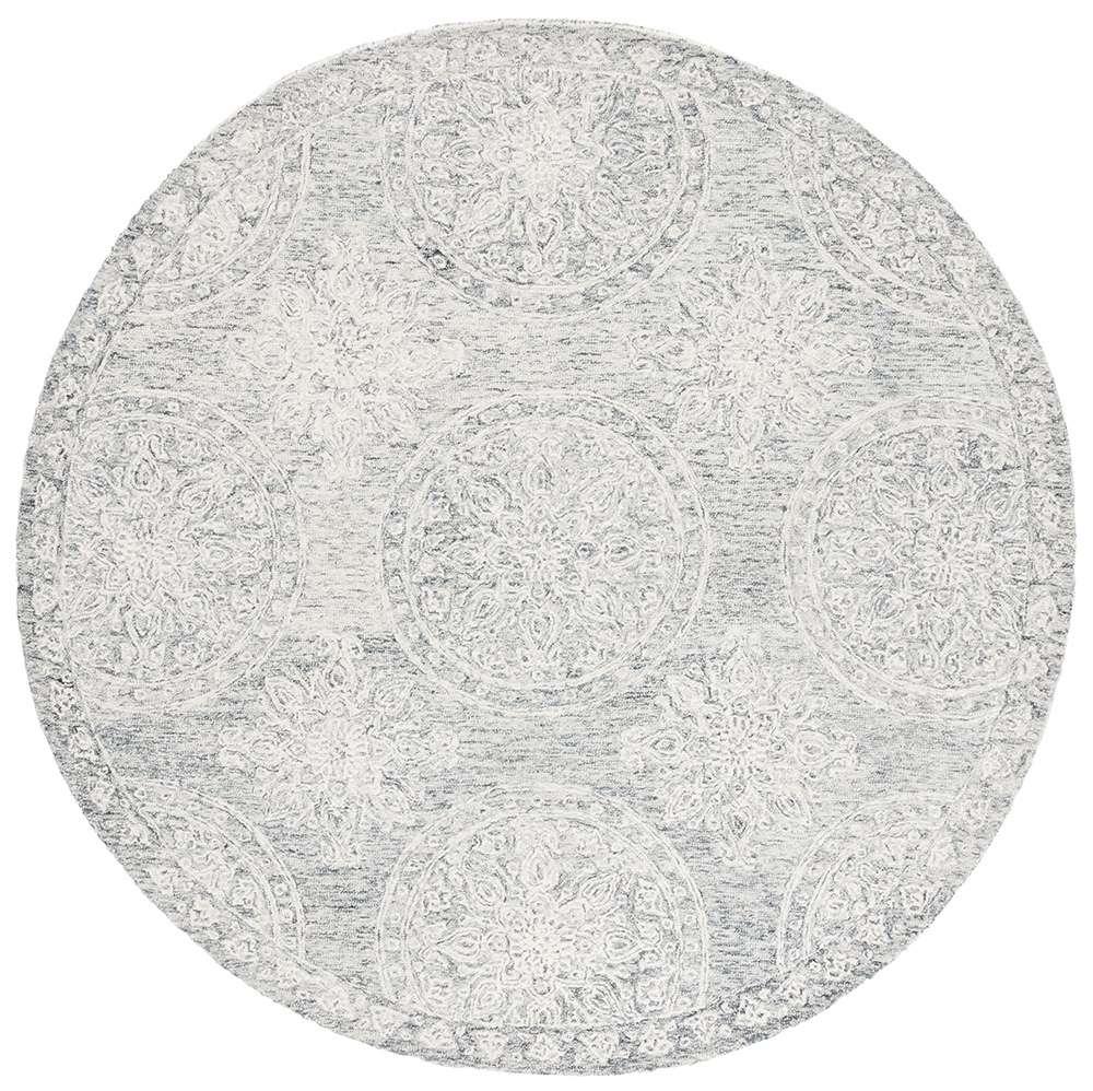 Lauren Ralph Lauren - 6936 Rug - 7 X 7 Round - Grey / Ivory veiw 1