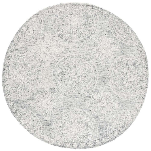 Lauren Ralph Lauren - 6936 Rug - 7 X 7 Round - Grey / Ivory veiw 1