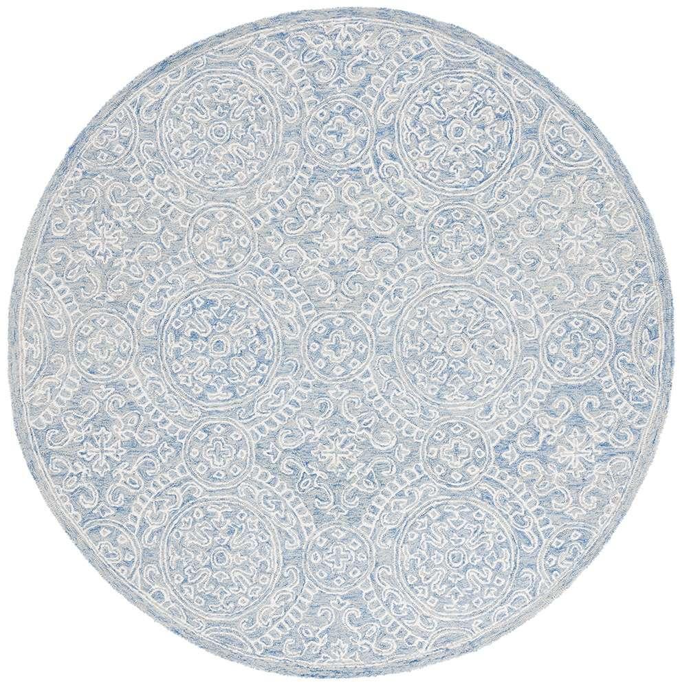 Lauren Ralph Lauren - 6937 Rug - 7 X 7 Round - Blue / Ivory veiw 1