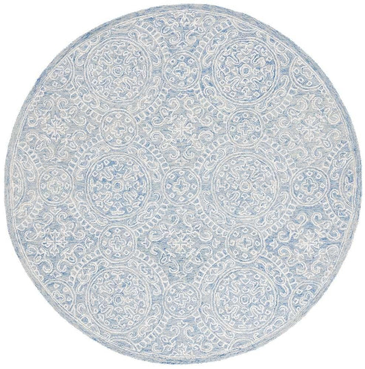 Lauren Ralph Lauren - 6937 Rug - 7 X 7 Round - Blue / Ivory veiw 1