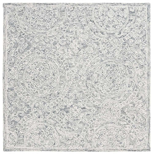 Lauren Ralph Lauren - 6937 Rug - 7 X 7 Square - Grey / Ivory veiw 1