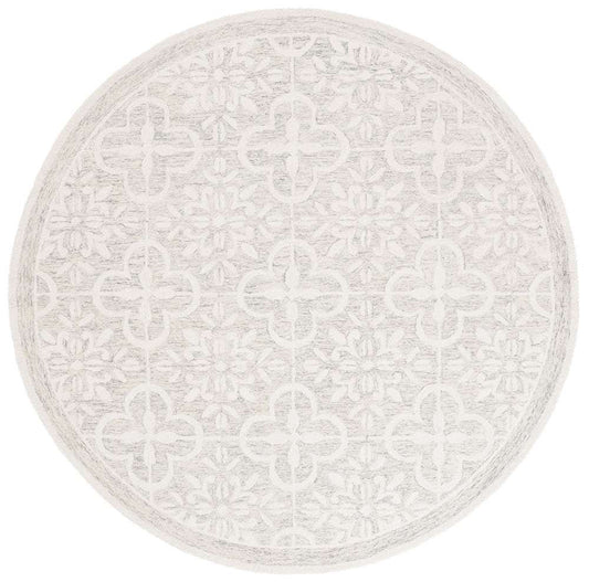 Lauren Ralph Lauren - 6942 Rug - 7 X 7 Round - Grey / Ivory veiw 1