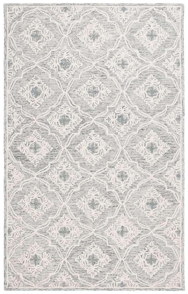 Lauren Ralph Lauren - 6943 Rug - 7 X 7 Square - Light Grey / Ivory veiw 1
