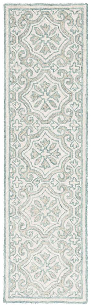 Lauren Ralph Lauren - 6944 Rug - 2-3in X 8 - Teal / Ivory veiw 1