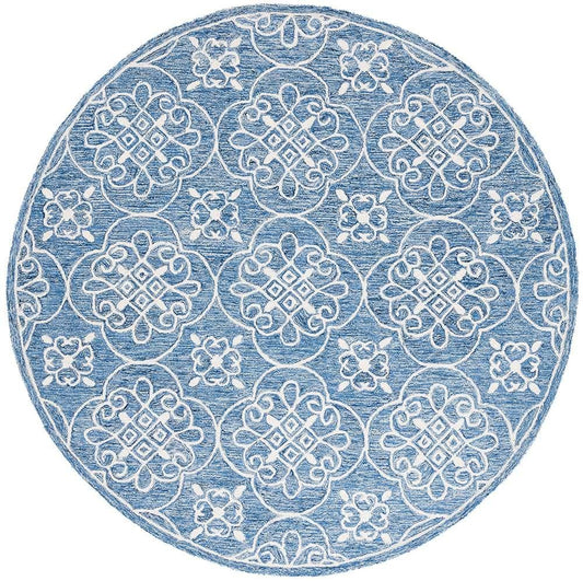 Lauren Ralph Lauren - 6945 Rug - 7 X 7 Round - Navy / Ivory veiw 1