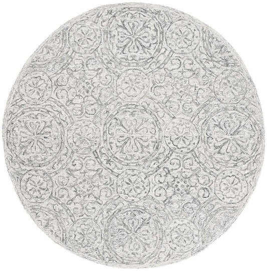 Lauren Ralph Lauren - 6947 Rug - 7-0in x 7-0in Square - Ivory / Grey veiw 1