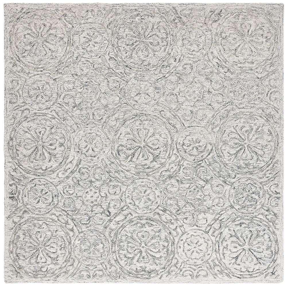 Lauren Ralph Lauren - 6947 Rug - 7-0in x 7-0in Round - Ivory / Grey veiw 1