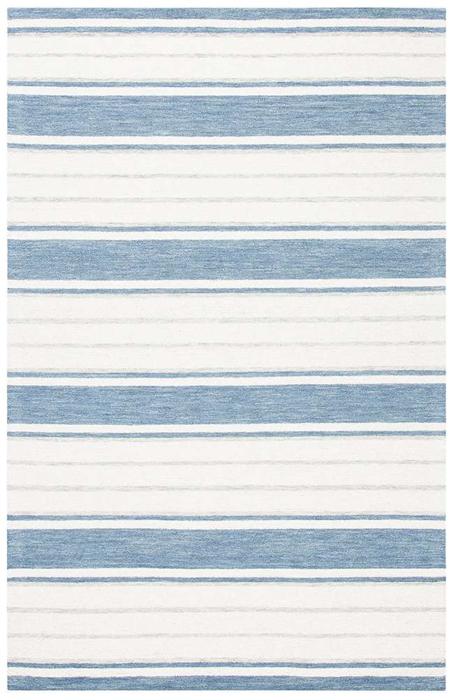 Lauren Ralph Lauren - Ballast Stripe Rug - 6 X 9 - Blue / Ivory veiw 1